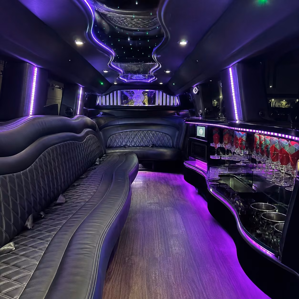 dallas limo interior